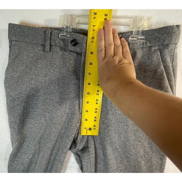 Zara Womens Size M 31 x 27 Heather Gray Dress Comfort Active Ankle Pants Stretch - Picture 9 of 10